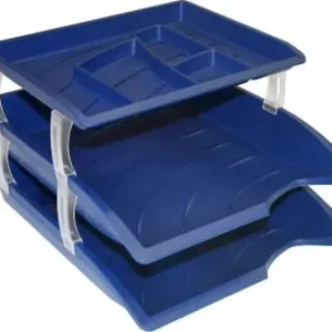 Home bantex vision plastic letter tray